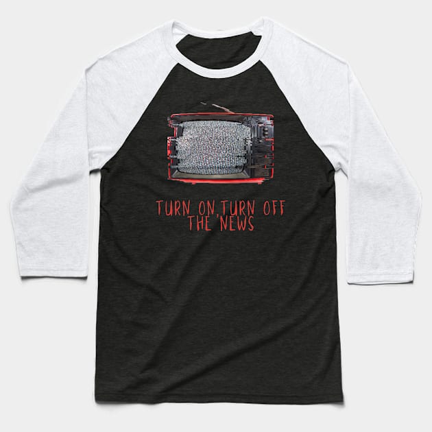 The News Baseball T-Shirt by Ckrispy